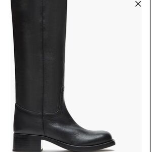 NIB STEVE MADDEN RIGGS BLACK LEATHER SIZE 8